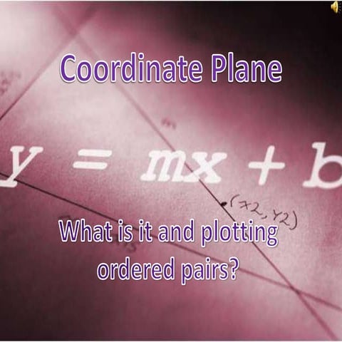 Coordinate plane ppt | PPT
