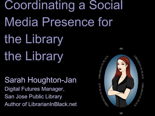 Coordinating a social media presence for the library
