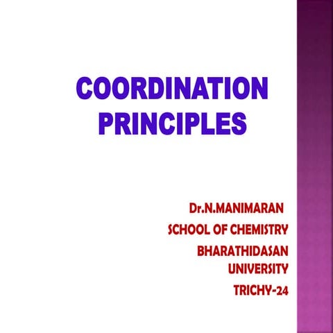Coordination principles