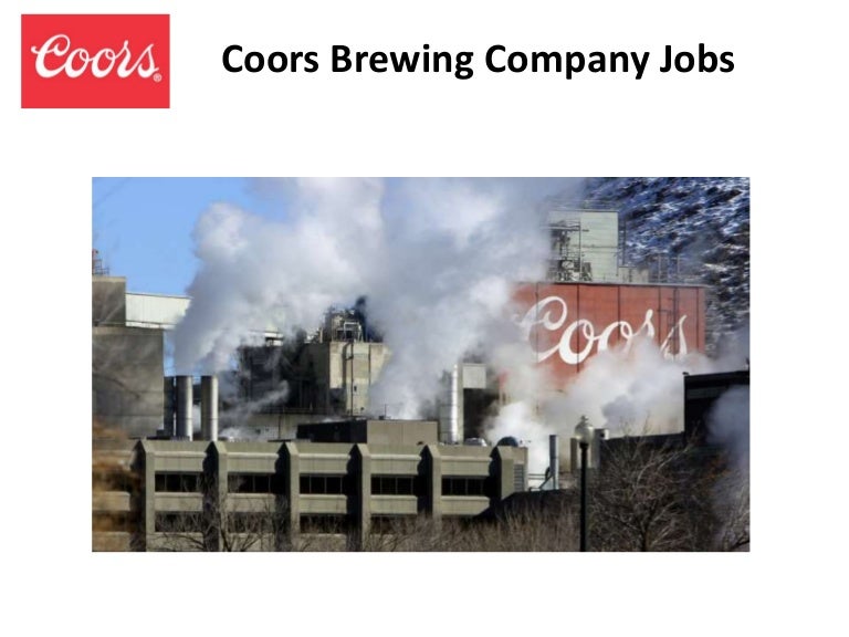 Coors brewing company jobs