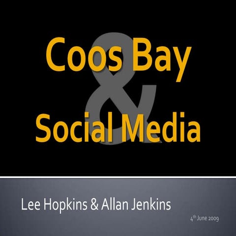Coos Bay and Social Media