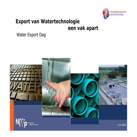 Jeroen V.D. Sommen Water Export Dag 26 juni 2009 | PDF