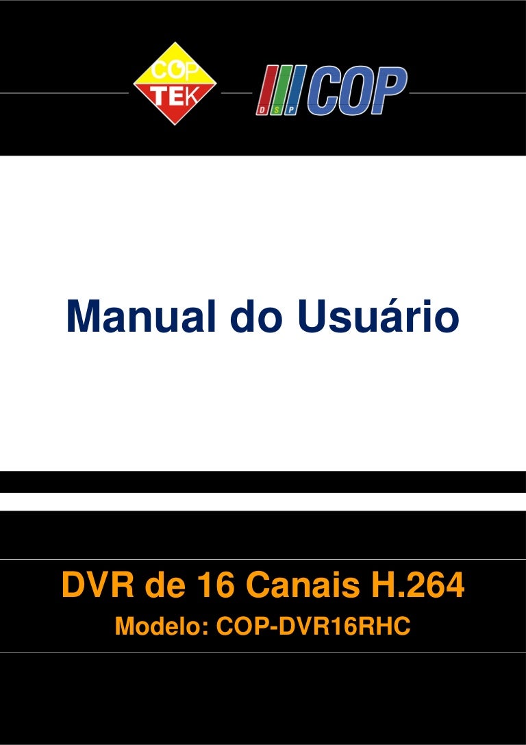 Cop dvr16 rhc - manual