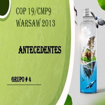 COP 19 que establece normativas del medio ambiente | PPTX