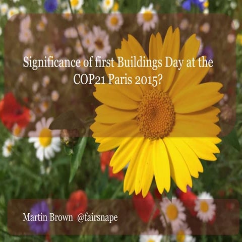 Could something remarkable happen at Cop21 