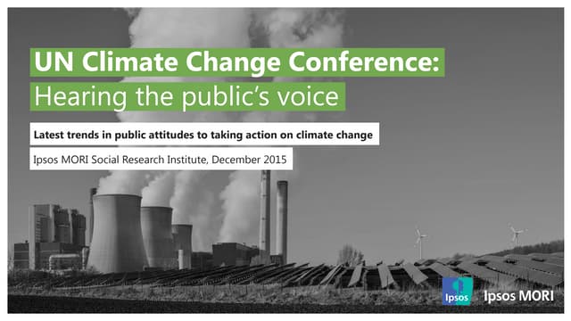 COP 21: UN Climate Change Conferenc...