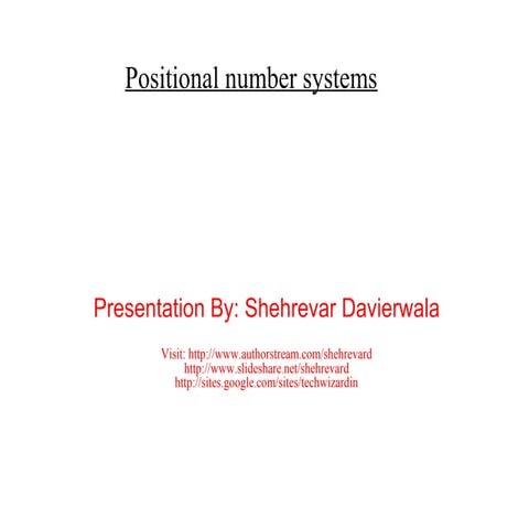 numbers system | PPT