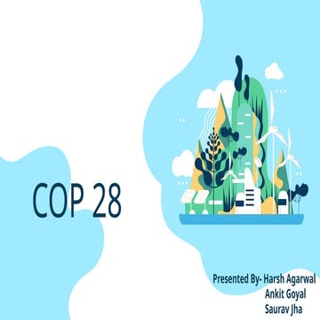 COP 28 presentation file made by harsh agarwal