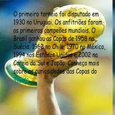 Copa do mundo | PPT