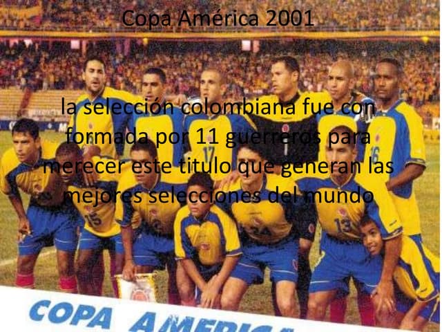 Copa américa 2001 PPT