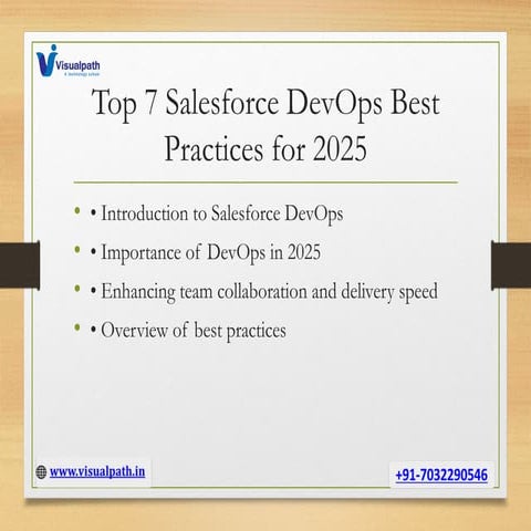 Copado Training | Salesforce DevOps Training In Chennai | PPTX