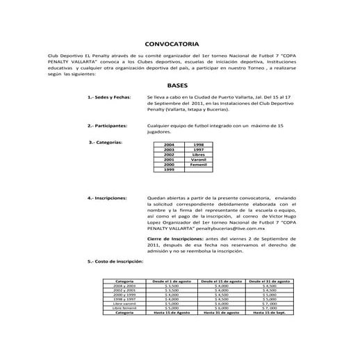 Copa penalty vallarta 2011