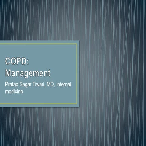 Copd Management | PPTX