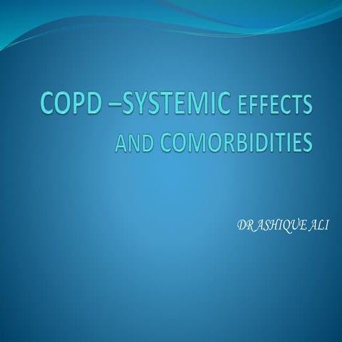 COPD systemic effects and comorbidities