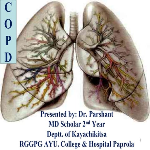 Chronic obstructive pulmunary disease DR. Parshant
