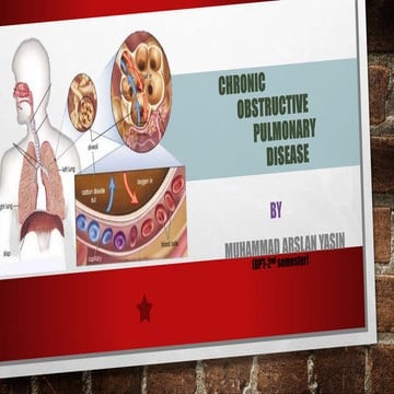 COPD (CHRONIC PULMONARY OBSTRUCTIVE DISEASE) by SUKHERA | PPTX