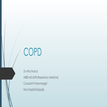 Chronic obstructive pulmonary diseases & Nursing care. | PPTX