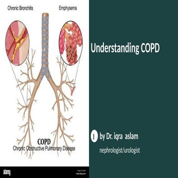 Chronic obstructive pulmonary disease COPD. | PPTX