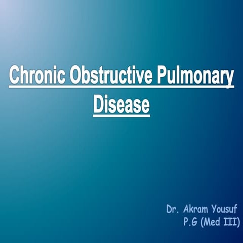 CODP ( Chronic Obstructive Pulmonary Disease )