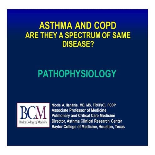 Copd and asthma | DOCX