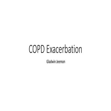 Copd exacerbation