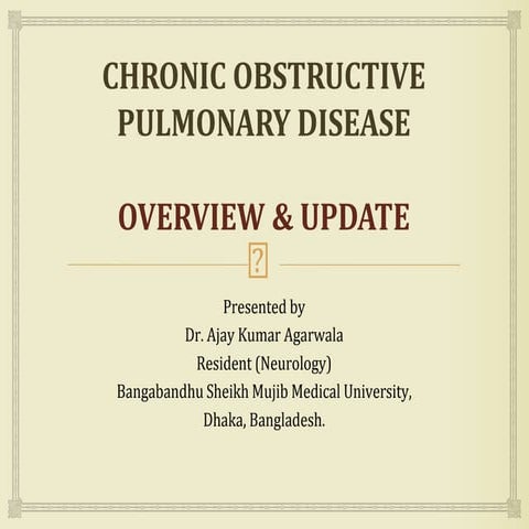 Copd overview and update 2016