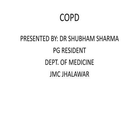 Copd ppt