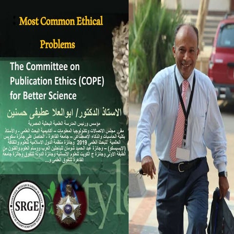 The Committee on Publication Ethics (COPE) for Better Science 
