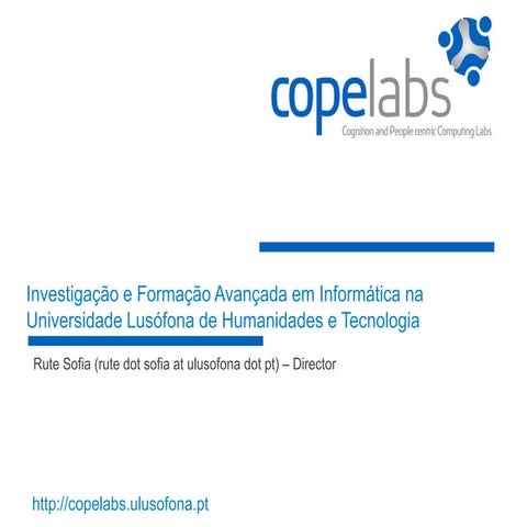 COPELABS, an overview to ULHT Students