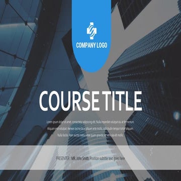 Coperate busness slide