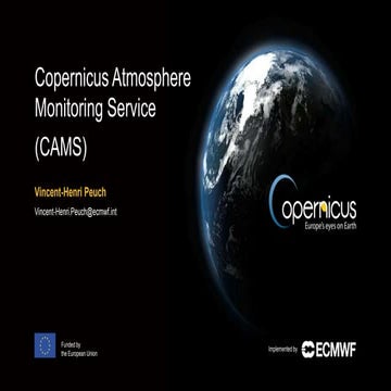 Copernicus Atmosphere Monitoring Service - An introduction