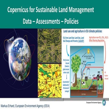 ''Copernicus for sustainable land management'' by Markus Erhard, European Env...