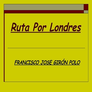 ruta por londres