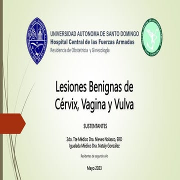 Lesiones Benignas Vagina vulva y cervix, ginecología de Novak | PPTX