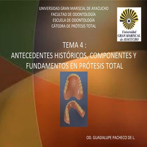 Componentes y Fundamento