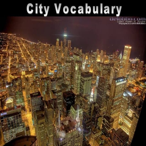 CITY VOCABULARY | PPT