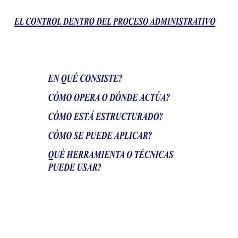 Niveles organizacionales y tramos de control | PPT