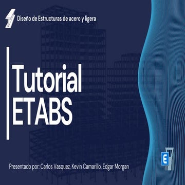 Copia de ETABS Tutorial 1.pdf nbnbnbnnbnb | PDF
