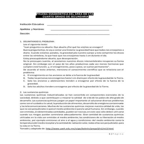 Copia de Evaluación diagnóstica CTA - 4°_.docx