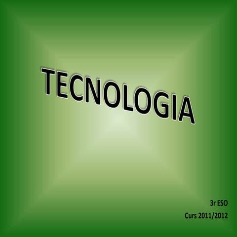Treball Tecnologia 3r ESO en català
