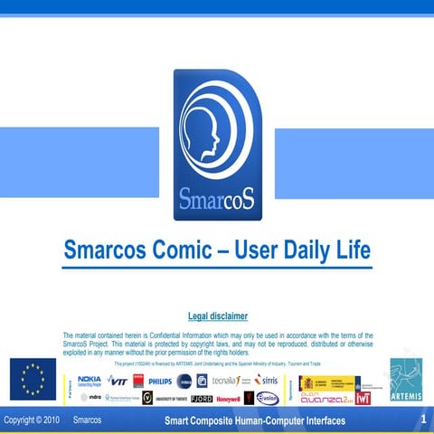 SMARCOS Presentation  Comic: User Daily Life