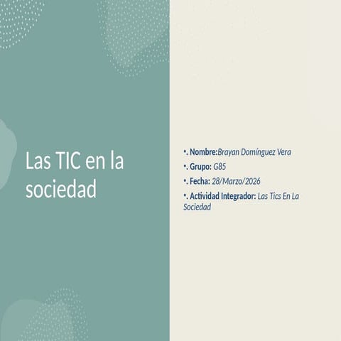 El Impacto de las TIC en la Sociedad Moderna: Educación, Salud y ...