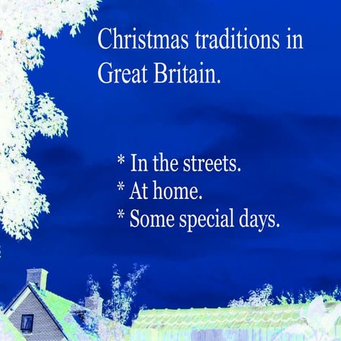 Christmas traditions in Great Britain