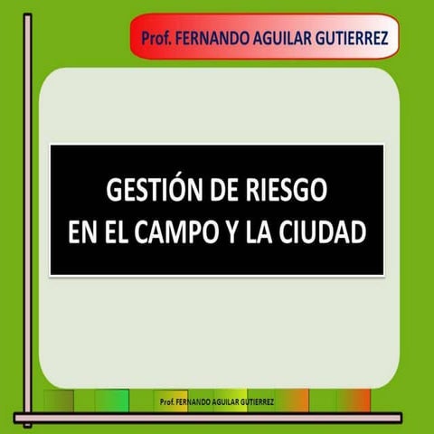 Gestión de Riegos