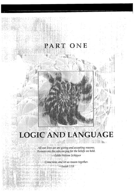 Copi and cohen's introduction to logic