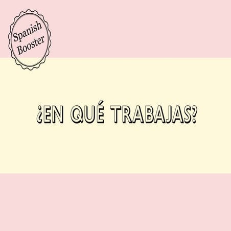 ¿A qué se dedican?