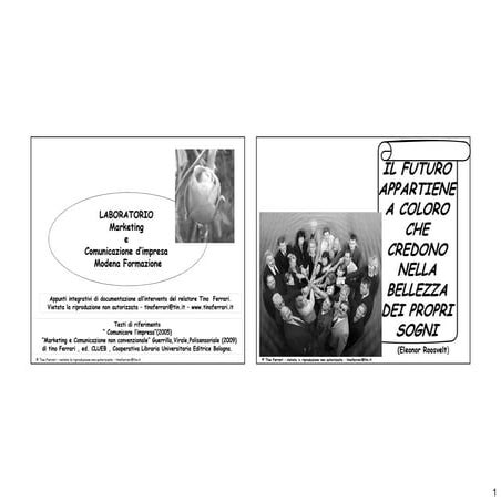 Slide seminari Marketing | PPT