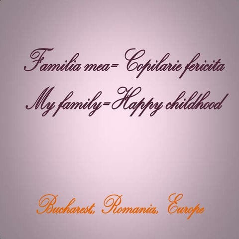 Copilarie fericita happy childhood