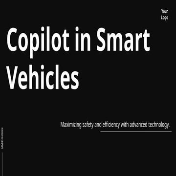 Copilot in Smart Vehicles- A new vehicle generation | PPTX