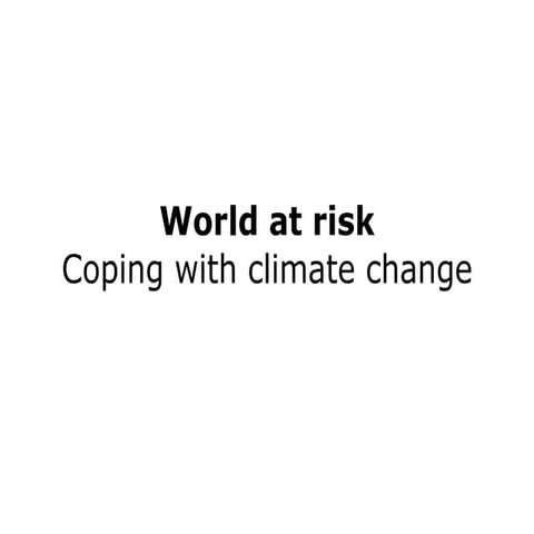 Coping With Climate Change